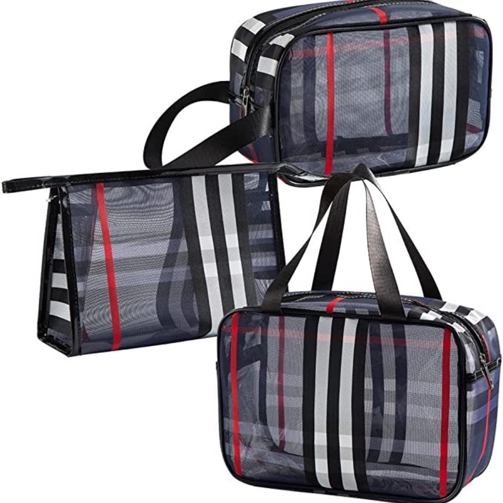 HOST PICK ⭐️ Set Of Three BLUE Cosmetic Bags
